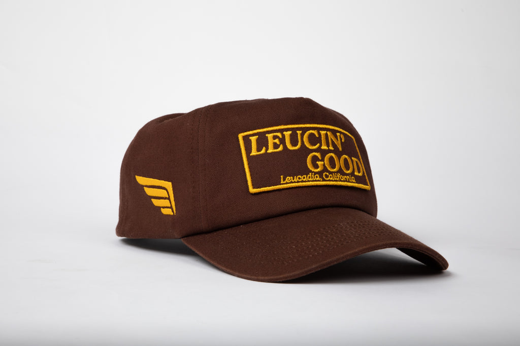 Leucin' Good Snapback Yellow/Brown