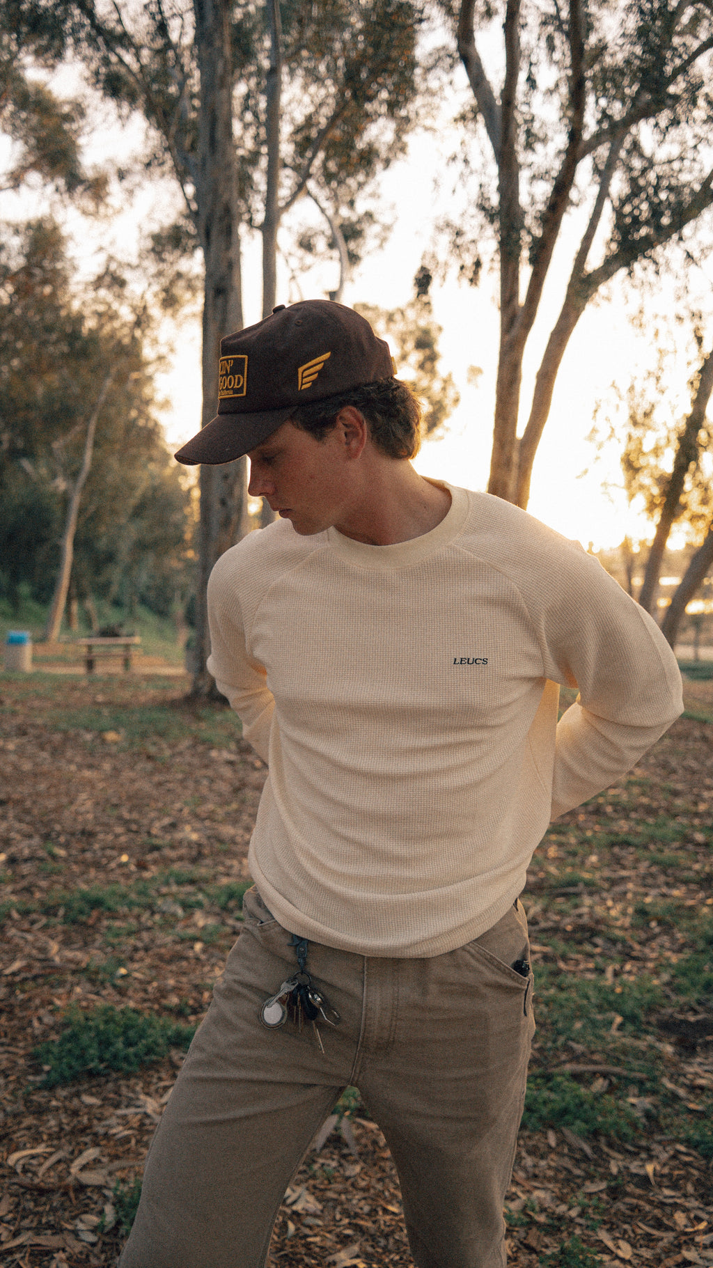 Leucin' Good Snapback Yellow/Brown