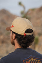 Leucin' Good  Snapback Tan/Red